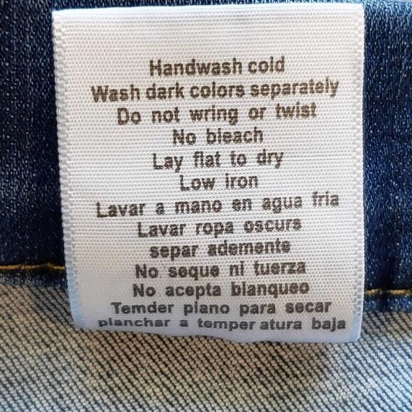 Judy Blue Jeans Women's Size 5/27 Dark Wash Blue Skinny Fit Distressed Stretch - Picture 9 of 11